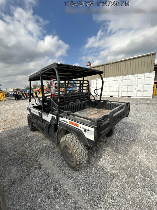 2022 Kawasaki Mule PRO-DXT Standard Options, Backup Alarm, Beacon, Plastic Hard Top, Poly Windshield, Horn Kit