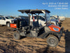 2022 Kubota RTV-X1140W-H Plastic Canopy, Windshield Acrylic Clear, LED Strobe Light, Wire Harness Kit, Back up Alarm