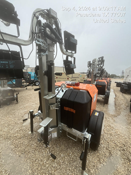 2024 Wanco WLTT-4MM4K Diesel, Deep Sea Controller, Shore Power Plug, Auto Start, (4) 350W LED Floodlights, 4kW Generator, 60 Gal Fuel Tank, 2" Ball, T3