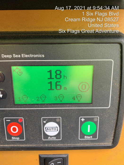 2021 Allmand NLV3GR (4) LED Light Fixture 350W, 23' Vertical Mast, 3kW Prime, Towable, Deep Sea L401, Leveling Jacks, Yanmar T4F 5.8hp