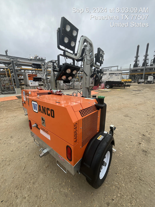 2024 Wanco WLTT-4MM4K Diesel, Deep Sea Controller, Shore Power Plug, Auto Start, (4) 350W LED Floodlights, 4kW Generator, 60 Gal Fuel Tank, 2" Ball, T3