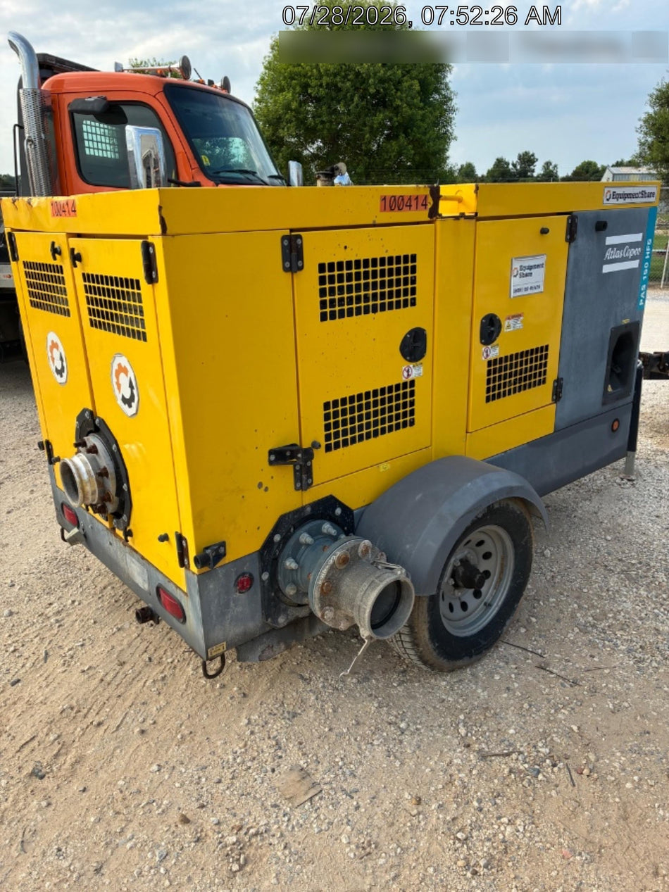 2020 ATLAS COPCO PAS 150 HF CS Enclosed