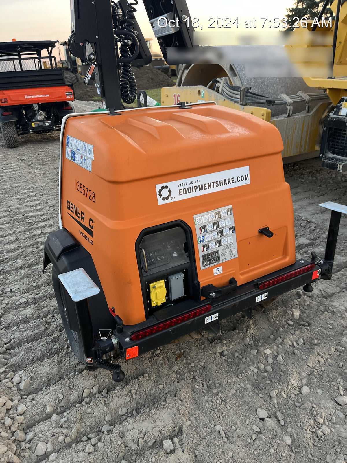 2023 Generac MLT2 Diesel, Flex Switch 120V Input, Powerzone Controller, 
(4) 320W LED Lights, 4kW Generator, 39.9 Gal Fuel Tank, 2" Ball, T3