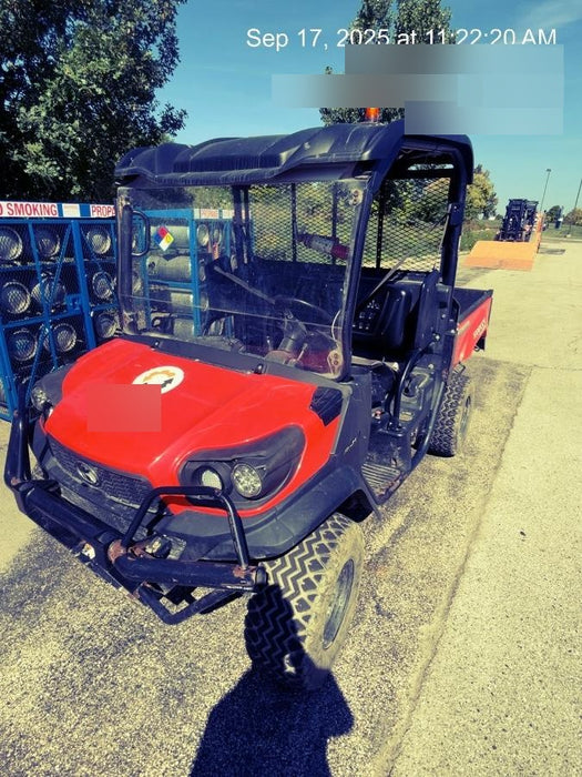 2019 Kubota RTV-XG850WL-H 4wd Utility Cart, Gas, 2 Seat, LED Strobe, Windshield Tempered Glass, Plastic Canopy, Wire Harness Kit, Backup Alarm