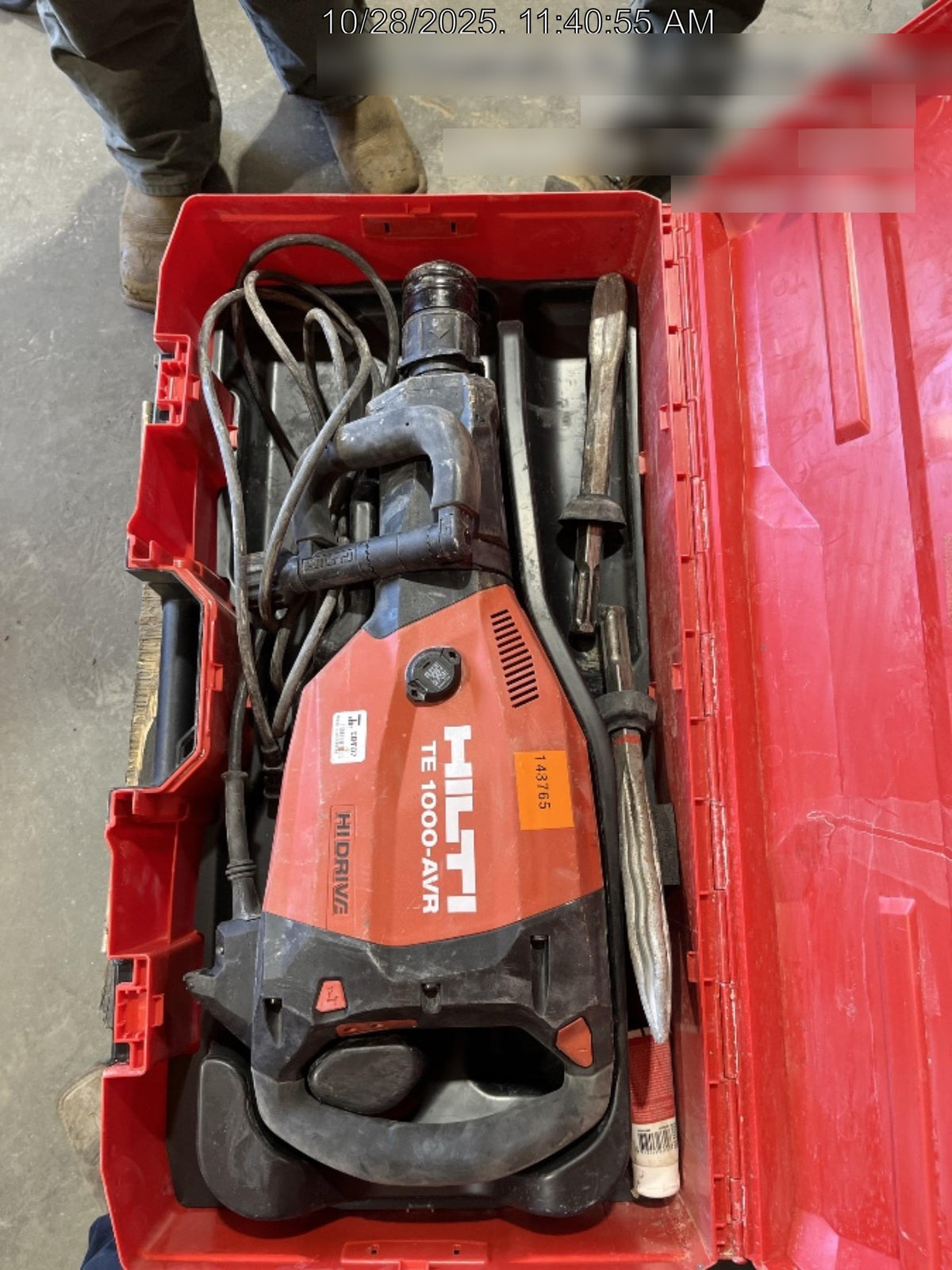 2021 HILTI TE 1000-AVR
