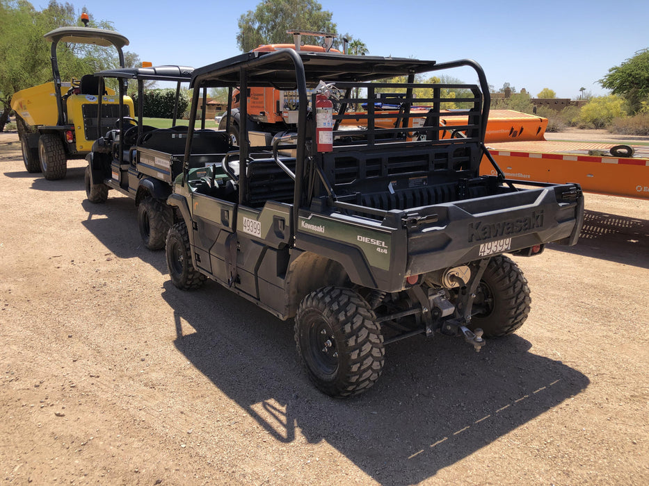 2019 Kawasaki Mule PRO-DXT Standard Options, Backup Alarm, Beacon, Plastic Hard Top, Poly Windshield, Horn Kit