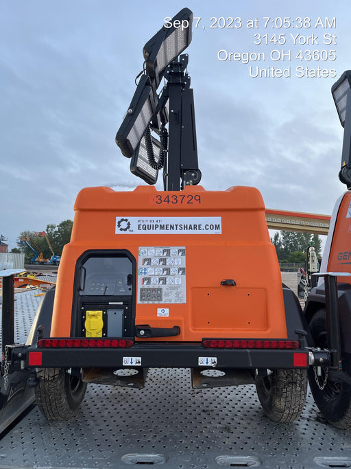 2023 Generac MLT2 Diesel, Flex Switch 120V Input, Powerzone Controller, (4) 320W LED Lights, 4kW Generator, 39.9 Gal Fuel Tank, 2" Ball, T3