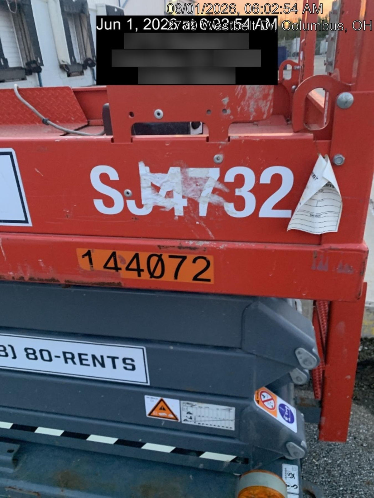 2021 SKYJACK SJ4732
