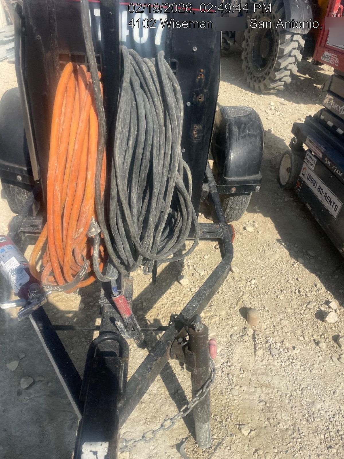 2018 Lincoln Electric Vantage 322 Lincoln Vantage 322 Welder Ready Pak 3 - Vantage 322, Trailer, Fender and light kit, Cable rack