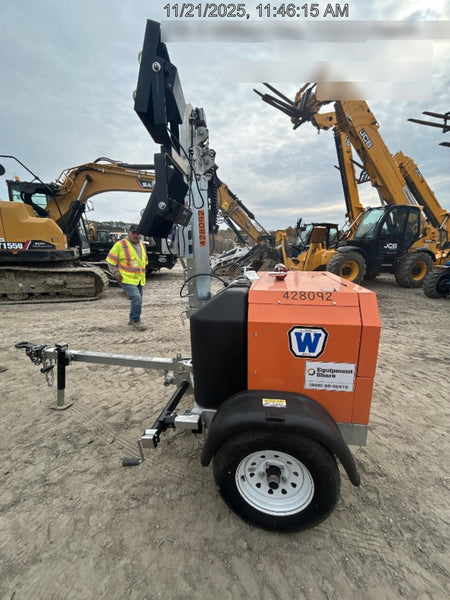 2024 Wanco WLTT-4MM4K Diesel, Deep Sea Controller, Shore Power Plug, Auto Start, (4) 350W LED Floodlights, 4kW Generator, 60 Gal Fuel Tank, 2" Ball, T3