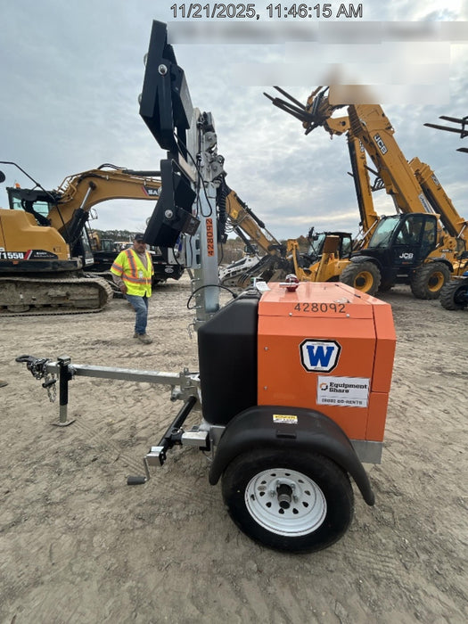 2024 Wanco WLTT-4MM4K Diesel, Deep Sea Controller, Shore Power Plug, Auto Start, (4) 350W LED Floodlights, 4kW Generator, 60 Gal Fuel Tank, 2" Ball, T3