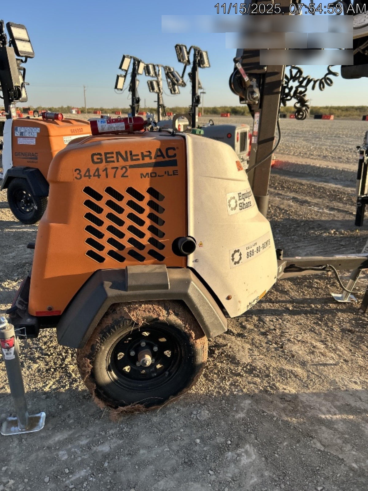 2023 Generac MLT2 Diesel, Flex Switch 120V Input, Powerzone Controller, (4) 320W LED Lights, 4kW Generator, 39.9 Gal Fuel Tank, 2" Ball, T3