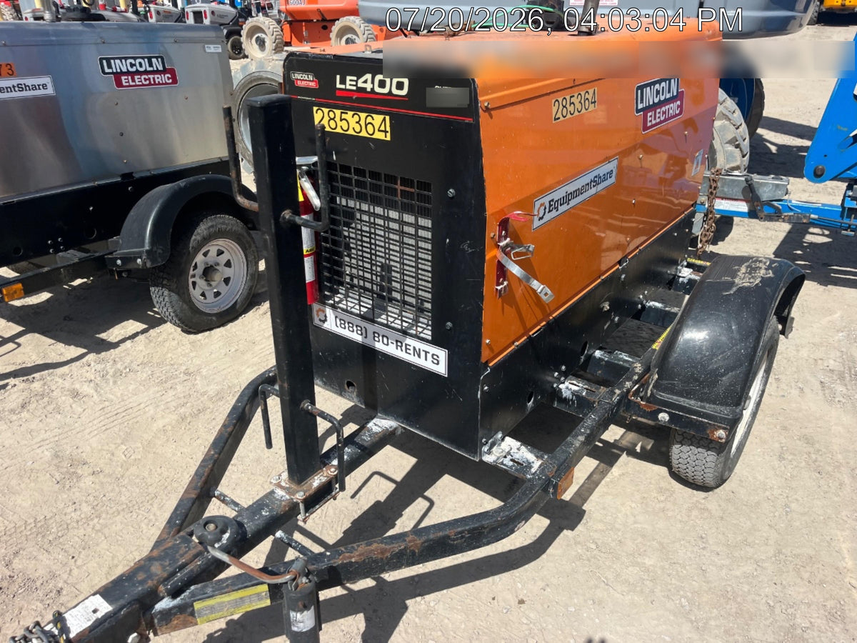 2022 Lincoln Electric LE400 Kubota V1505, Trlr, Cable Rack, Light Kit, ES Decals, T3