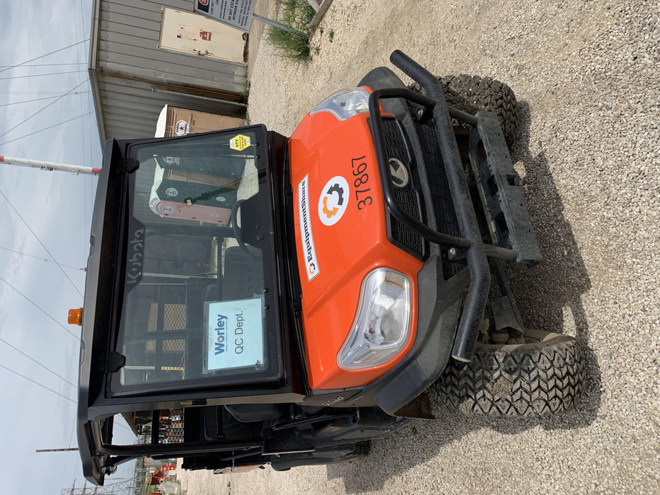 2019 Kubota RTV-X1140W-H 4wd Utility Cart, LED Strobe, Windshield Tempered Glass, Plastic Canopy, Wire Harness Kit, Backup Alarm