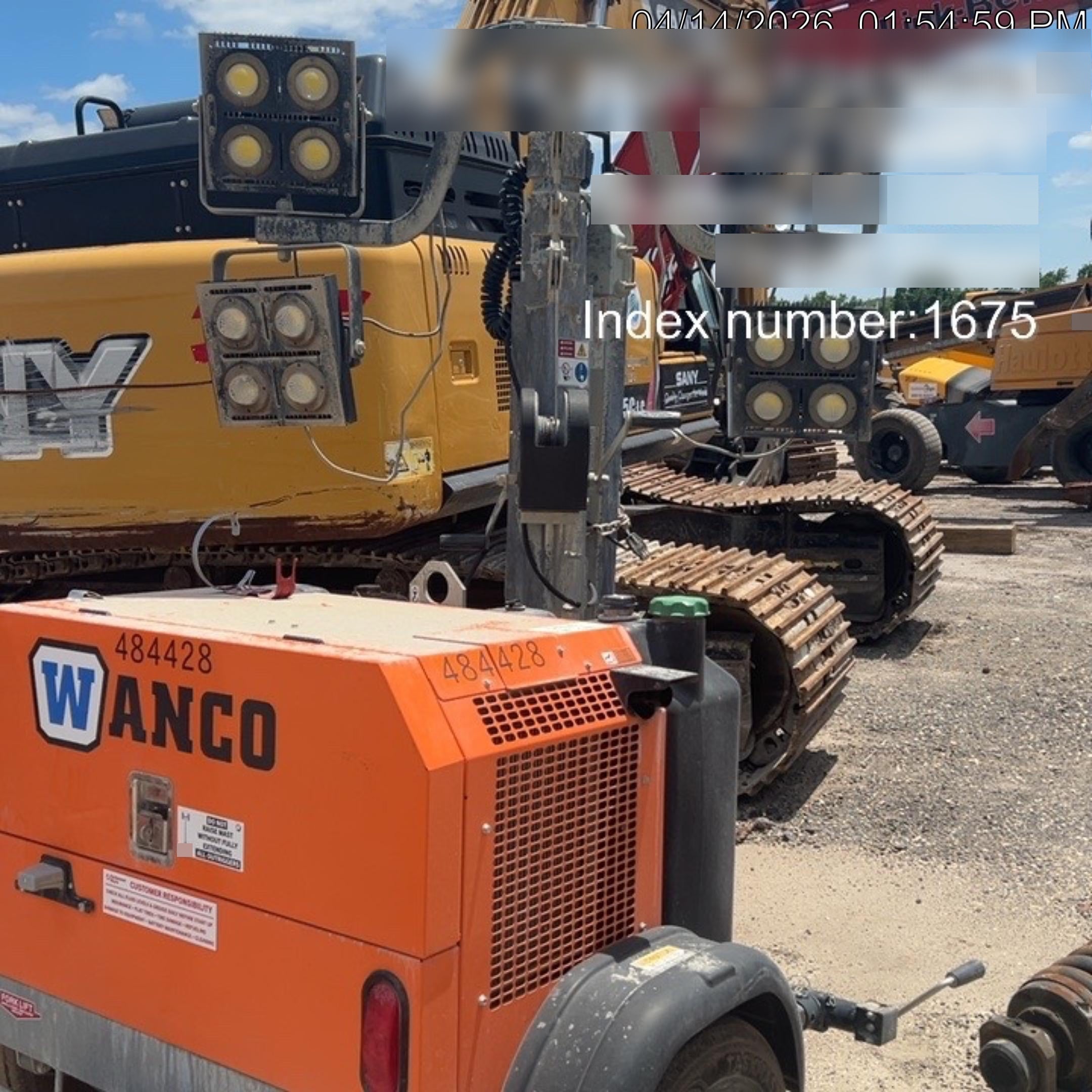 2024 Wanco WLTT-4MM4K Diesel, Mitsubishi L2E, 9.0HP @1800 rpm, Deep Sea Controller, Shore Power Plug, Auto Start, (4) 350W LED Floodlights, 4kW Generator, 60 Gal Fuel Tank, 2" Ball, T3