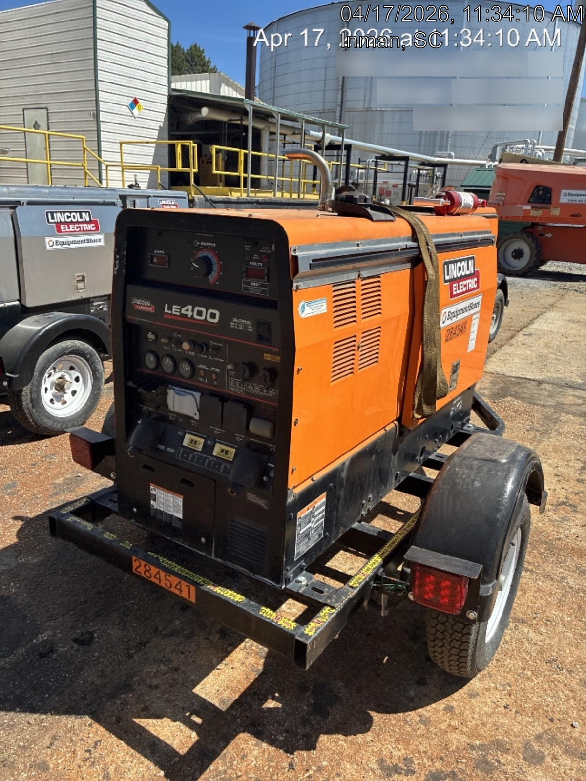 2022 Lincoln Electric LE400 Kubota V1505, Trlr, Cable Rack, Light Kit, ES Decals, T3