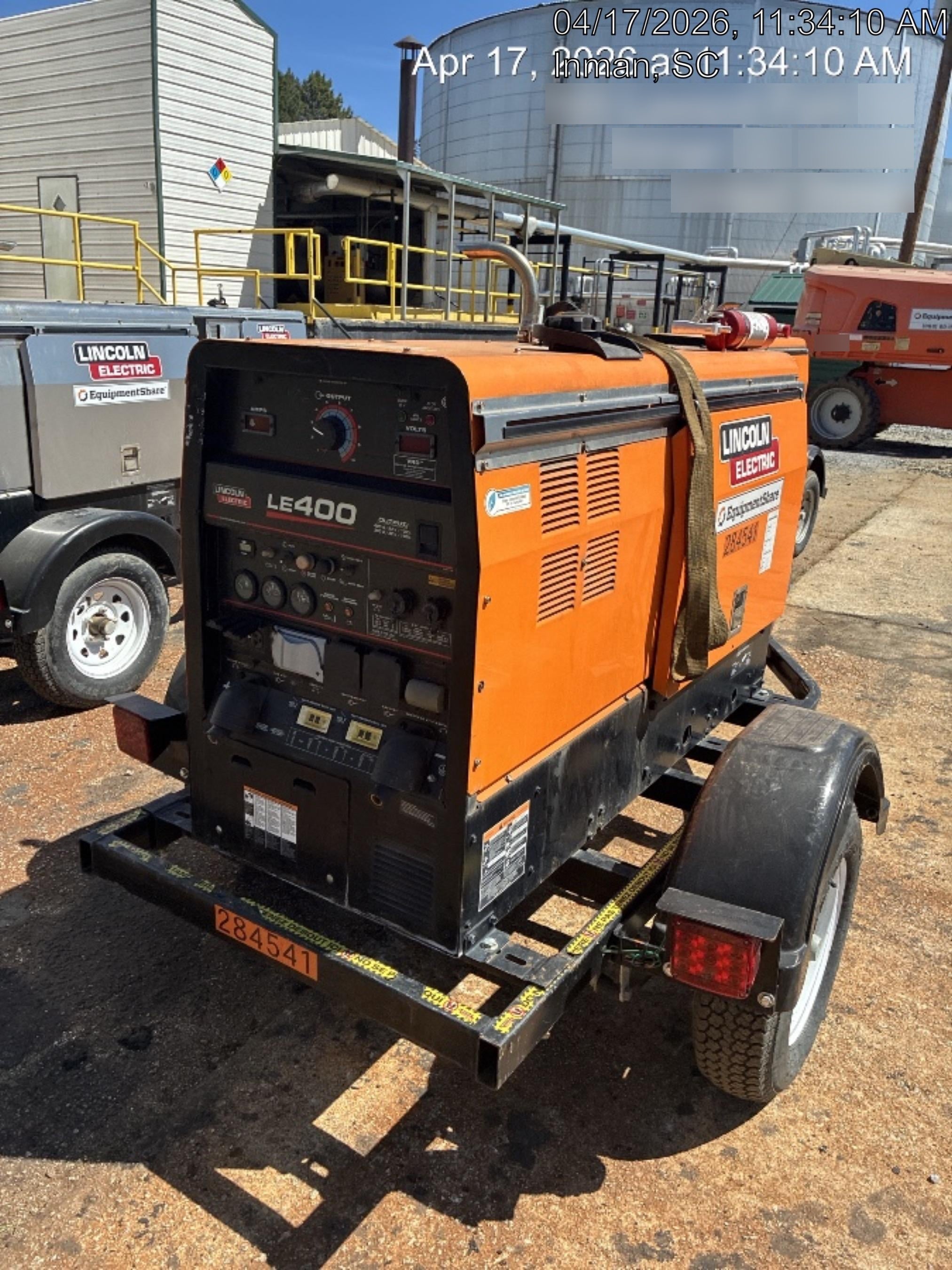 2022 Lincoln Electric LE400 Kubota V1505, Trlr, Cable Rack, Light Kit, ES Decals, T3