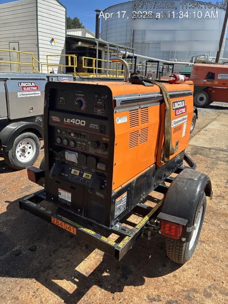 2022 Lincoln Electric LE400 Kubota V1505, Trlr, Cable Rack, Light Kit, ES Decals, T3