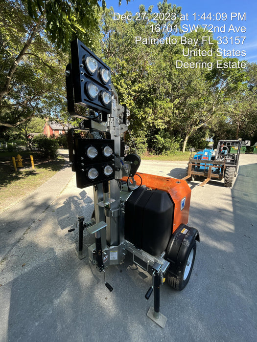 2023 Wanco WLTT-4MM4K Diesel, Deep Sea Controller, Shore Power Plug, Auto Start, (4) 350W LED Floodlights, 4kW Generator, 60 Gal Fuel Tank, 2" Ball, T3