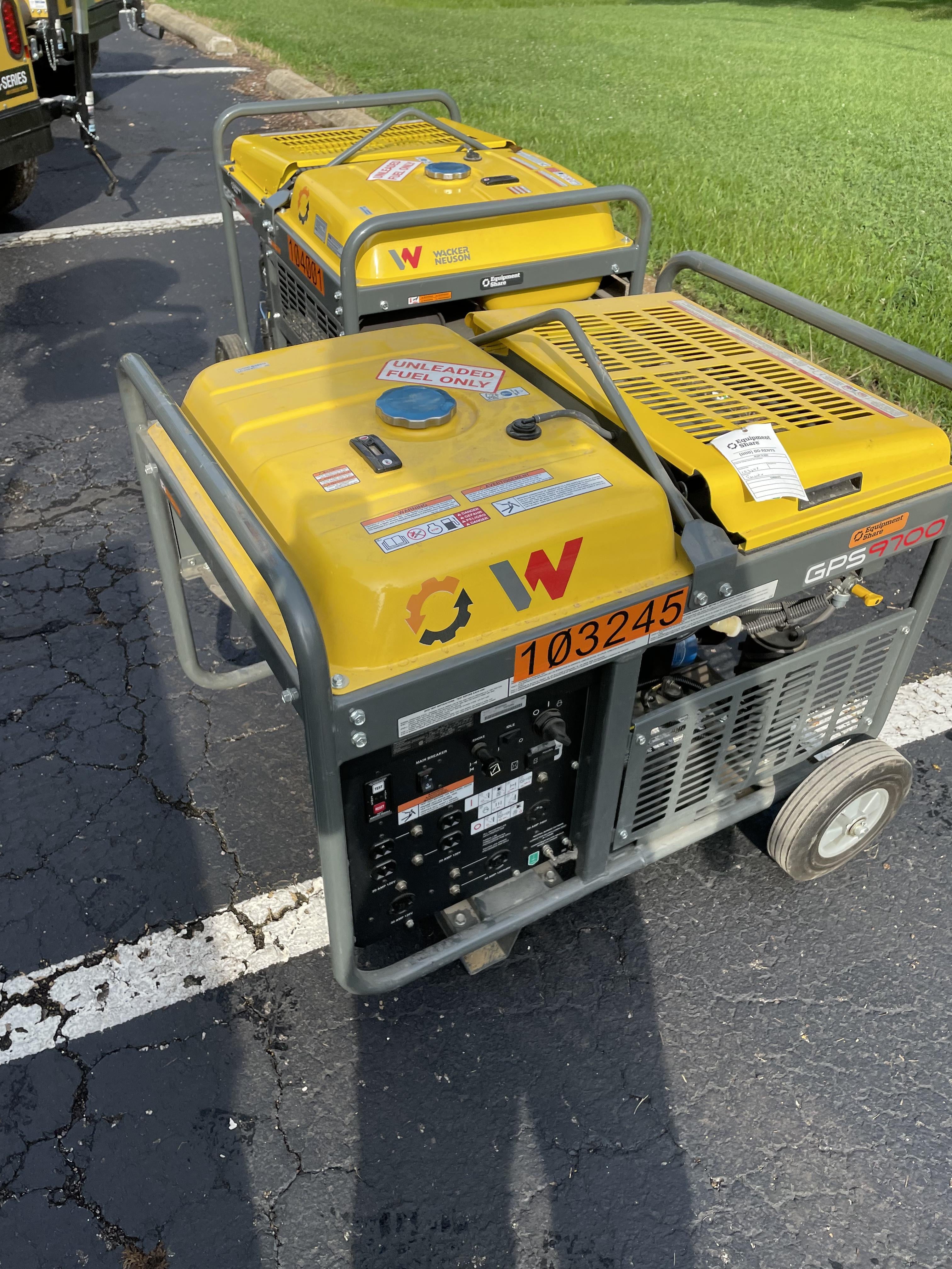 2020 Wacker Neuson GPS9700V Includes Wheel Kit P/N: 5100042221