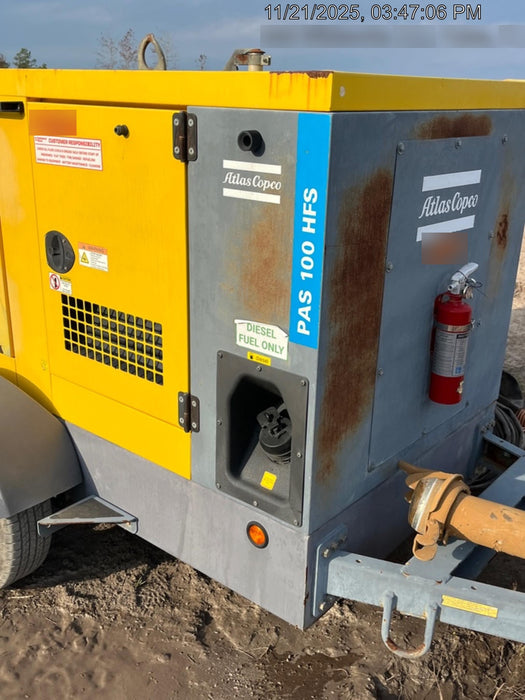 2020 ATLAS COPCO PAS 100 HF CS Enclosed