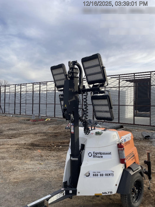 2024 Generac MLT2 Diesel, Flex Switch 120V Input, Powerzone Controller, 
(4) 320W LED Lights, 4kW Generator, 39.9 Gal Fuel Tank, 2" Ball, T3