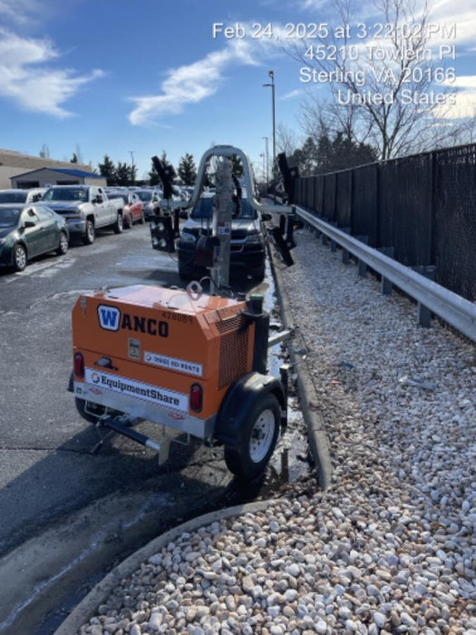 2024 Wanco WLTT-4MM4K Diesel, Deep Sea Controller, Shore Power Plug, Auto Start, (4) 350W LED Floodlights, 4kW Generator, 60 Gal Fuel Tank, 2" Ball, T3