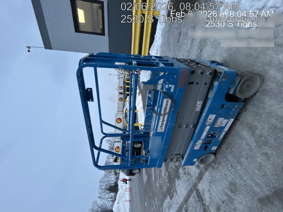 2020 Genie GS-1930 Solid Non Marking Tires, Beacon, Folding rails with half height swing gate