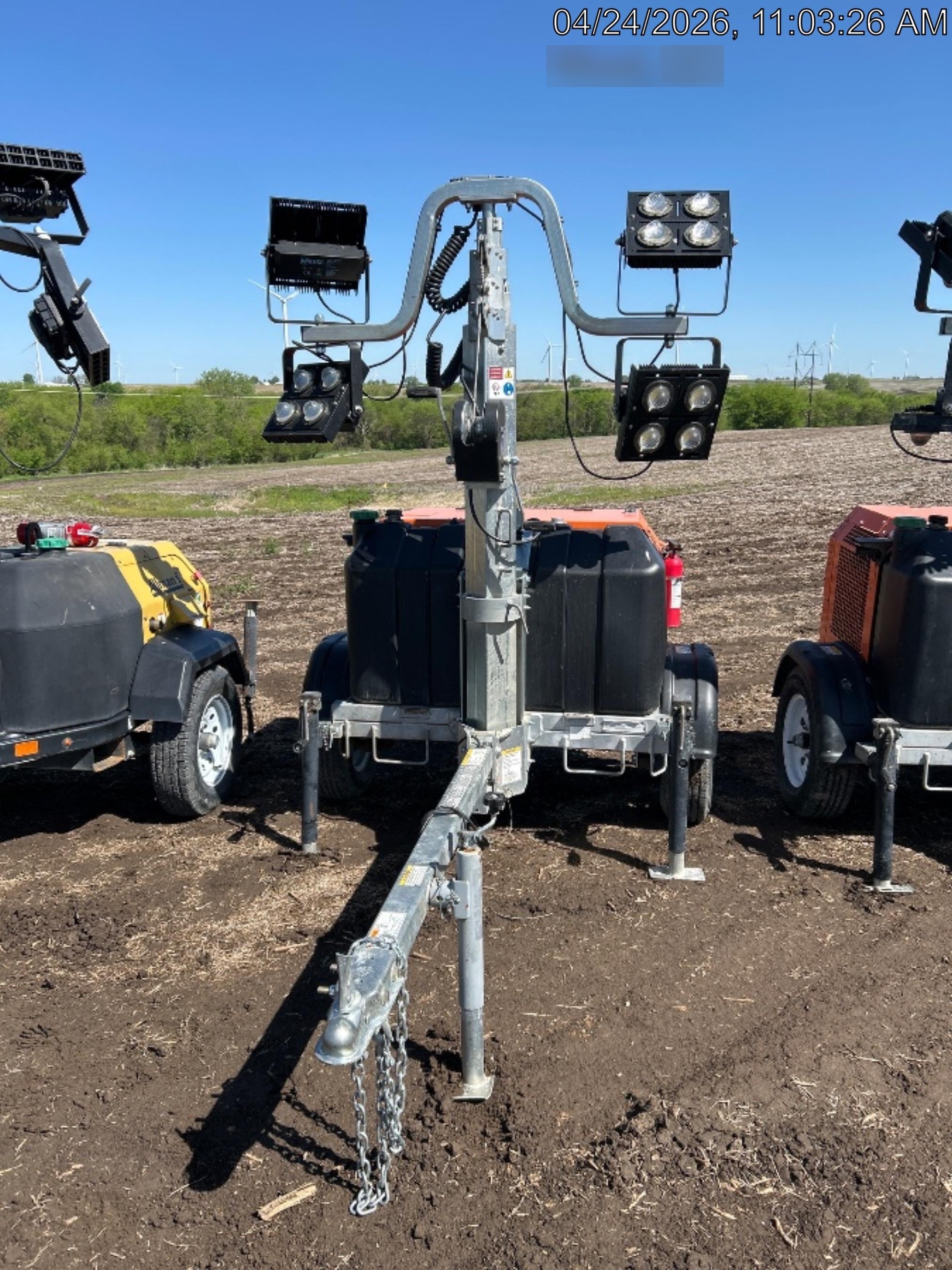 2024 Wanco WLTT-4MM4K Diesel, Deep Sea Controller, Shore Power Plug, Auto Start, (4) 350W LED Floodlights, 4kW Generator, 60 Gal Fuel Tank, 2" Ball, T3