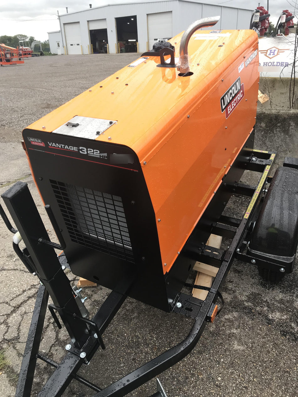 2021 Lincoln Electric Vantage 322 Vantage 322 Ready Pak 3 w/ Decals, ORANGE (includes trailer, cable rack, fender light kit) NO Telematics