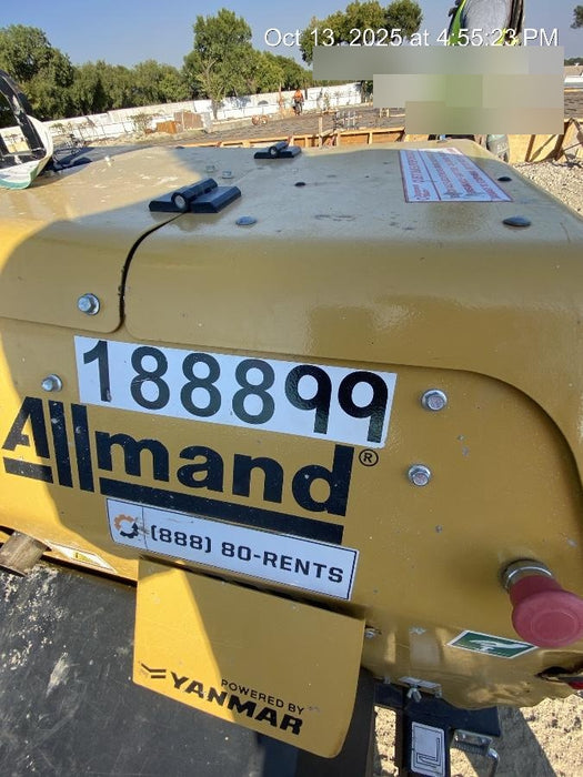 Allmand NLV3GR (4) LED Light Fixture 350W, 23' Vertical Mast, 3kW Prime, Towable, Deep Sea L401, Leveling Jacks, Yanmar T4F 5.8hp