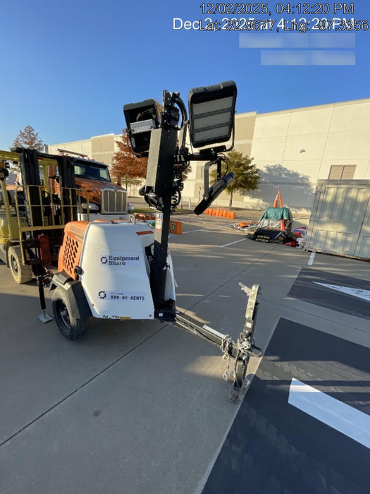 2024 Generac MLT2 Diesel, Flex Switch 120V Input, Powerzone Controller, 
(4) 320W LED Lights, 4kW Generator, 39.9 Gal Fuel Tank, 2" Ball, T3