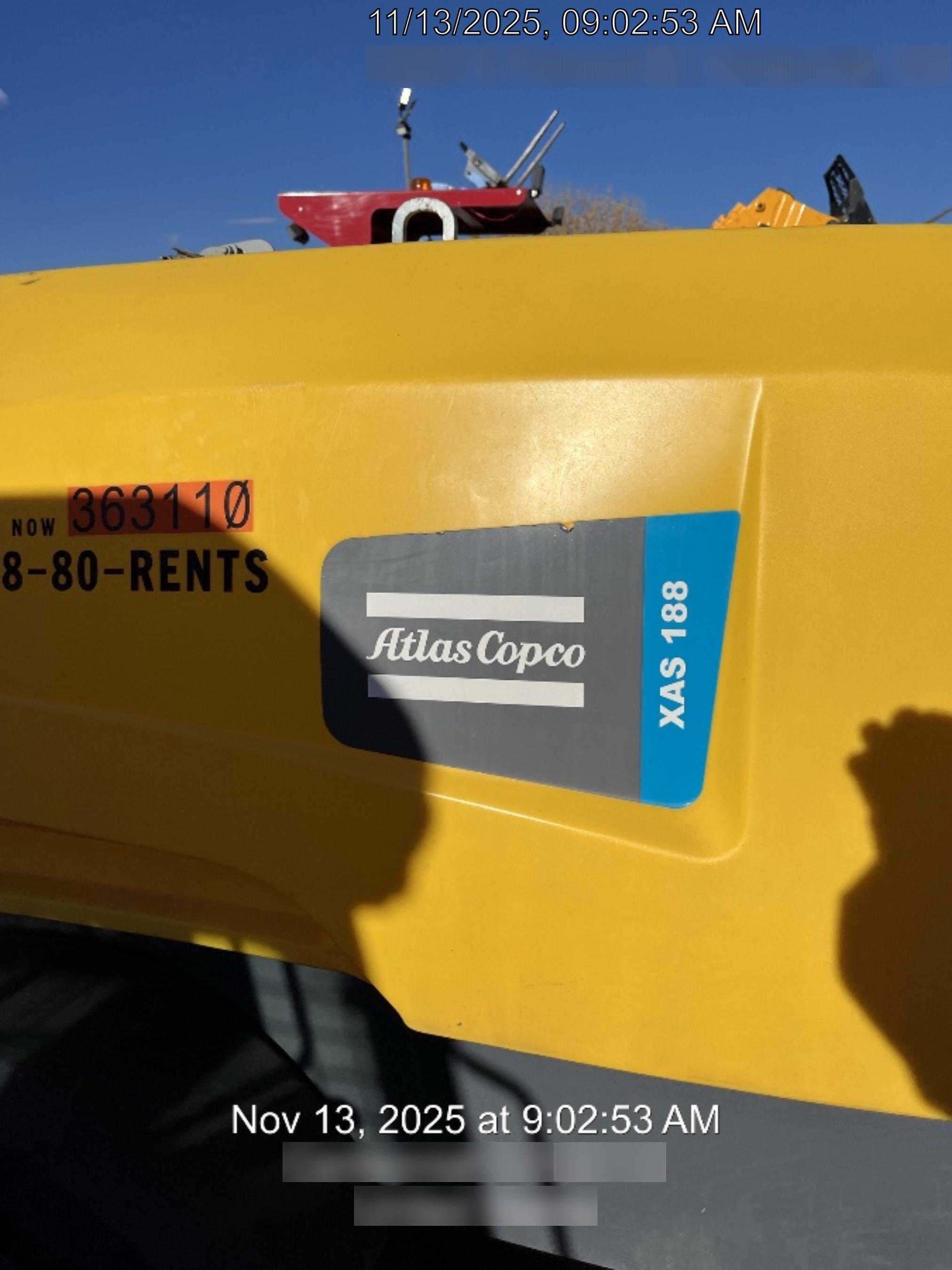 2023 ATLAS COPCO XAS188 CWK