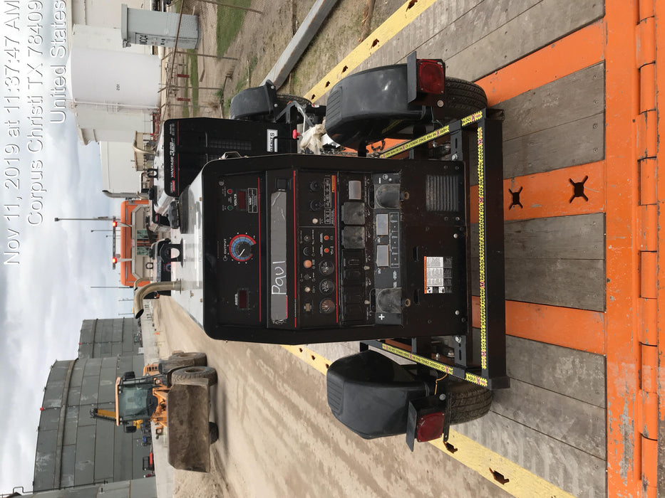 2019 Lincoln Electric Vantage 322 Lincoln Vantage 322 Welder w/Trailer, Light Kit, Cable Rack