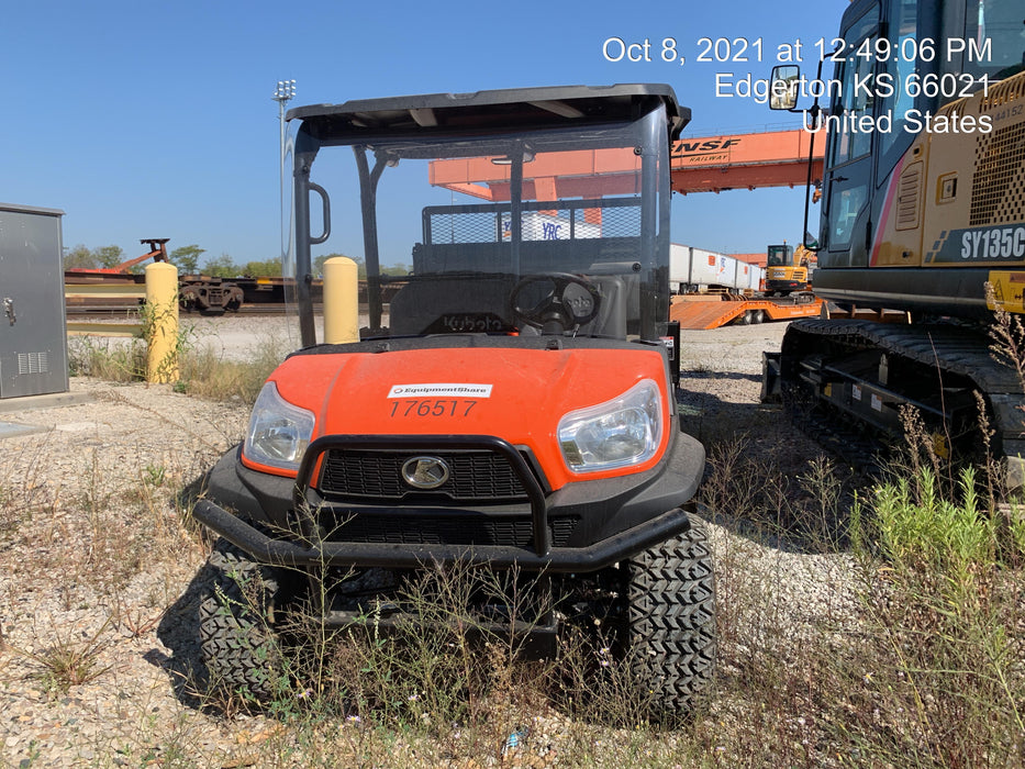 2022 Kubota RTV-X1140W-H Plastic Canopy, Windshield Acrylic Clear, LED Strobe Light, Wire Harness Kit, Back up Alarm