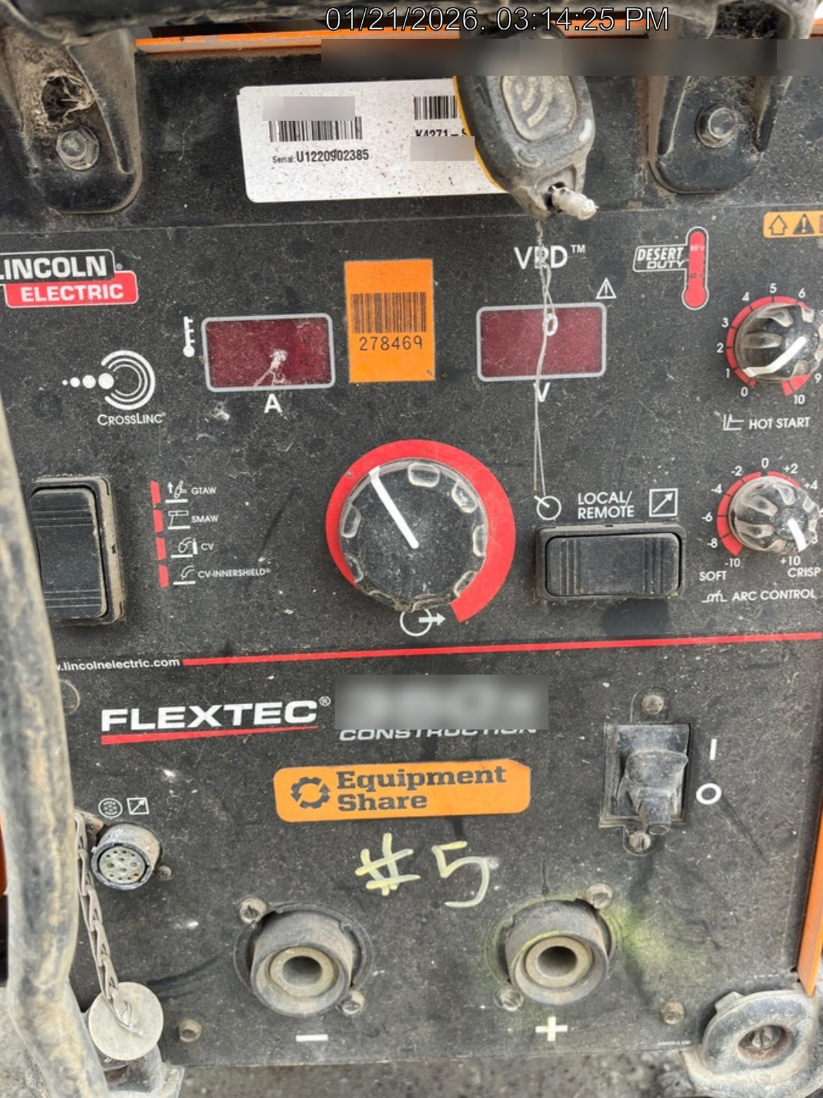2022 LINCOLN ELECTRIC FLEXTEC 350X