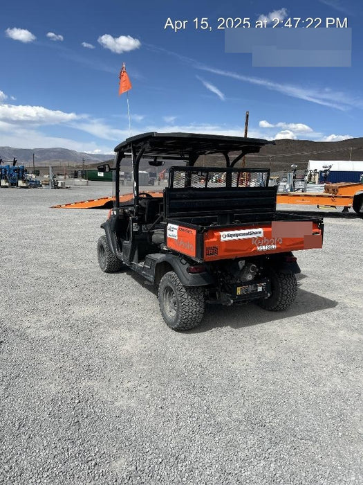 2022 Kubota RTV-X1140W-H Plastic Canopy, Windshield Acrylic Clear, LED Strobe Light, Wire Harness Kit, Back up Alarm