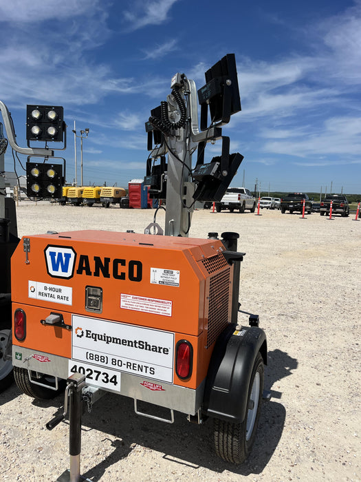 2024 Wanco WLTT-4MM4K Diesel, Deep Sea Controller, Shore Power Plug, Auto Start, (4) 350W LED Floodlights, 4kW Generator, 60 Gal Fuel Tank, 2" Ball, T3