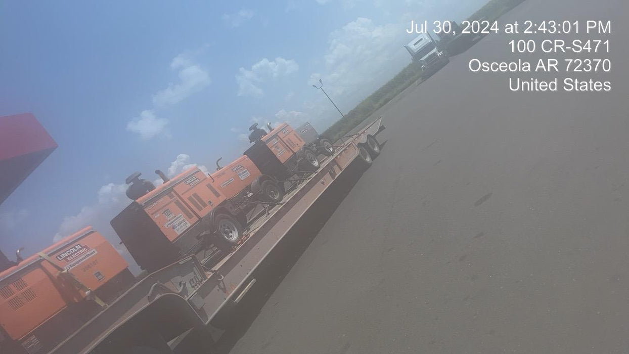 2022 Lincoln Electric LE400 Kubota V1505, Trlr, Cable Rack, Light Kit, ES Decals, T3