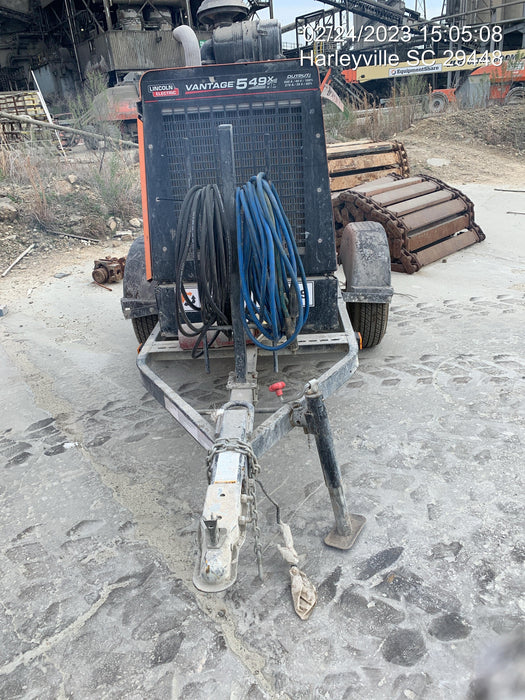 2021 Lincoln Electric Vantage 549X Ready Pak 3, ORANGE (includes trailer, cable rack, fender light kit)