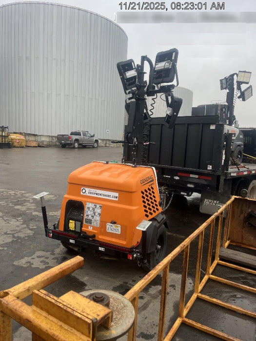 2023 Generac MLT2 Diesel, Flex Switch 120V Input, Powerzone Controller, 
(4) 320W LED Lights, 4kW Generator, 39.9 Gal Fuel Tank, 2" Ball, T3