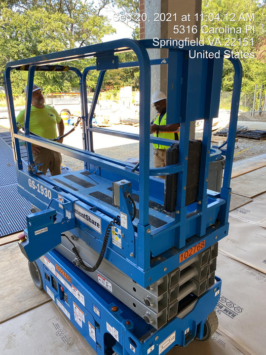 2020 Genie GS-1930 Fixed rails with chain entry gate - Pre A92.20