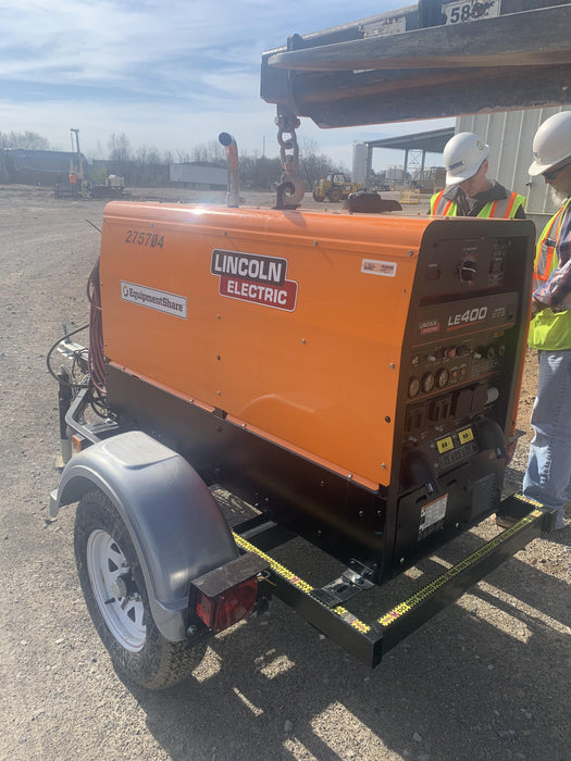 2022 Lincoln Electric LE400 Kubota V1505, Trlr, Cable Rack, Light Kit, ES Decals, T3