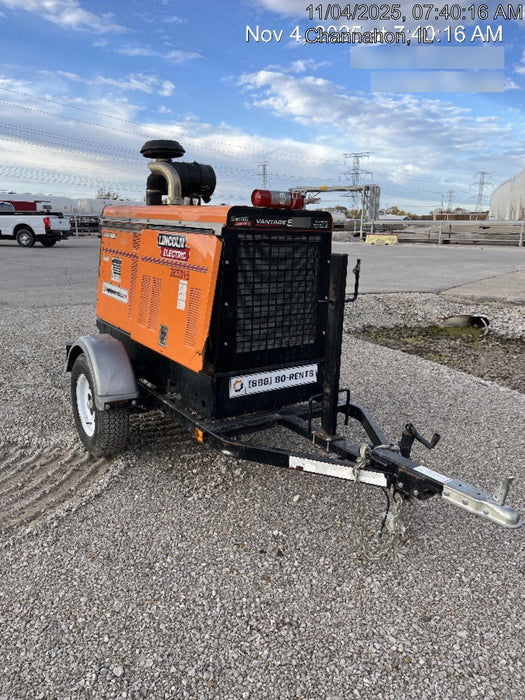 2022 Lincoln Electric Vantage 549X Crosslink Technology, Trailer Mounted, ES Decals, T3