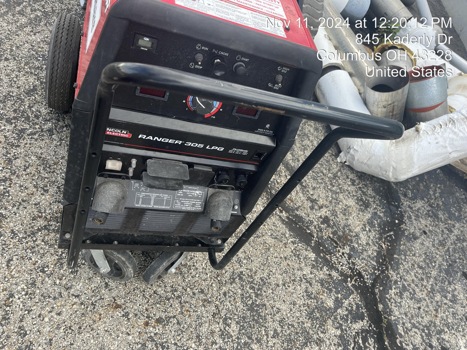 2024 Lincoln Electric Ranger 305 LPG Ranger 305 LPG, Undercarriage, Tank Holder & Strap, 10kw AC Gen, 25hp Kohler LPG Eng