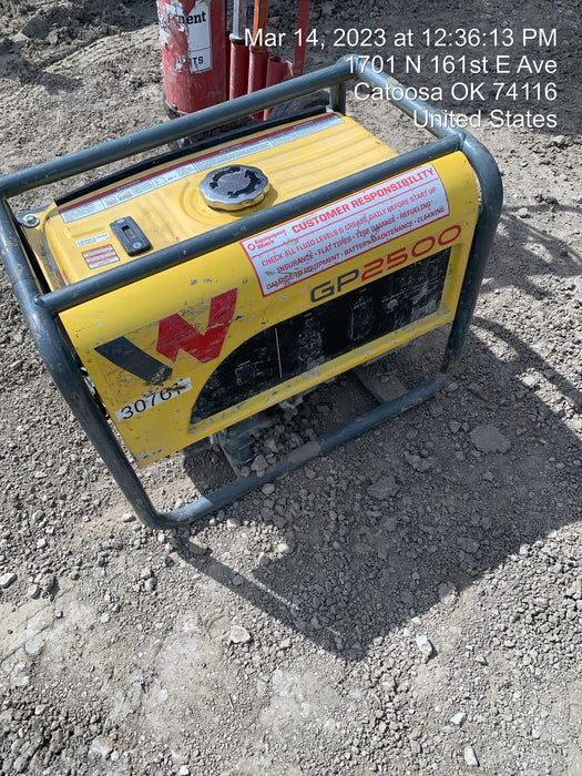 2019 WACKER NEUSON GP2500A