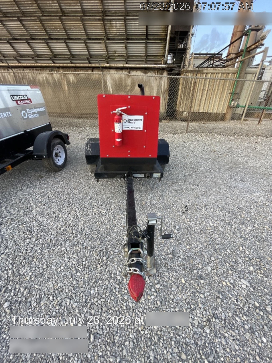 2023 Shindaiwa DGW400MDL Kubota D902 Engine, 23 HP, Dual Op Welder, Wire, Arc, Droop Stick, Tig, and CC Stick Functionality, Simulphase, 3 Phase and 1 Phase Gen Output, Single Axle NB Trlr, Slr Trckl Chrg 12V 12W, Fire Ext