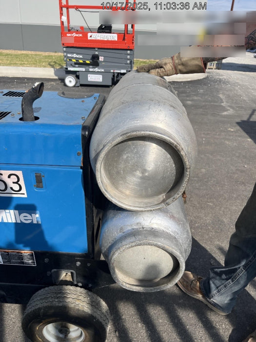 2019 Miller Electric BOBCAT 250 LP/Propane, Running Gear, Tank Bracket, Hose