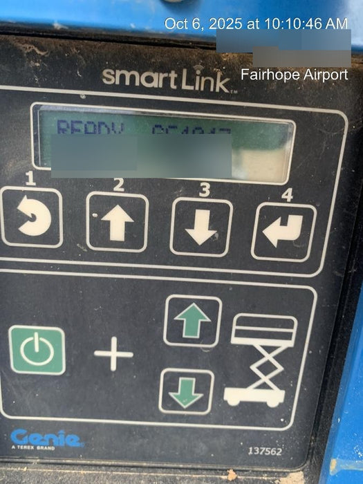 2019 Genie GS-4047 Folding rails with half height swing gate