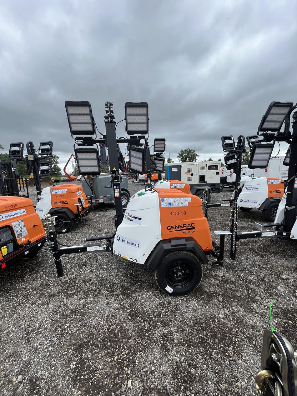 2023 Generac MLT2 Diesel, Flex Switch 120V Input, Powerzone Controller, (4) 320W LED Lights, 4kW Generator, 39.9 Gal Fuel Tank, 2" Ball, T3